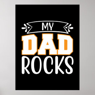 Gifts Pappa Min Pappa Sten Poster