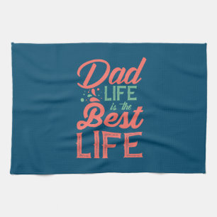 Gifts Pappa Pappa är det bästa livet Kökshandduk
