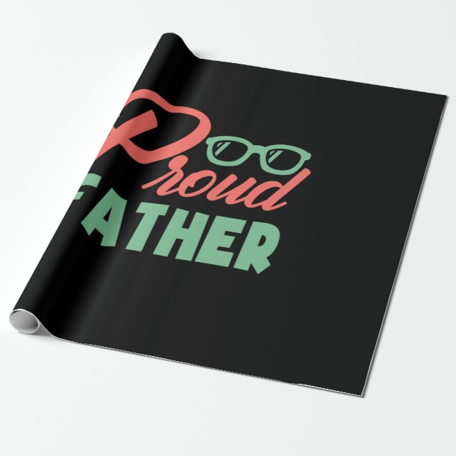 Gifts Pappa | Proud Far Presentpapper (Utrullad)