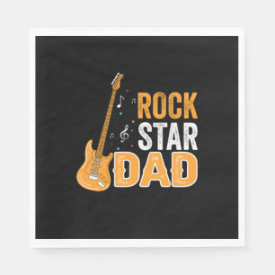 Gifts Pappa ROCKSTJÄRNA PAPPA Pappersservett