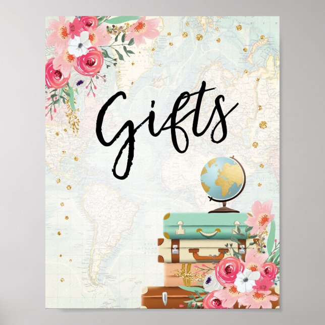 Gifts skyltar Guests resgäster miss till Mrs. (Framsidan)