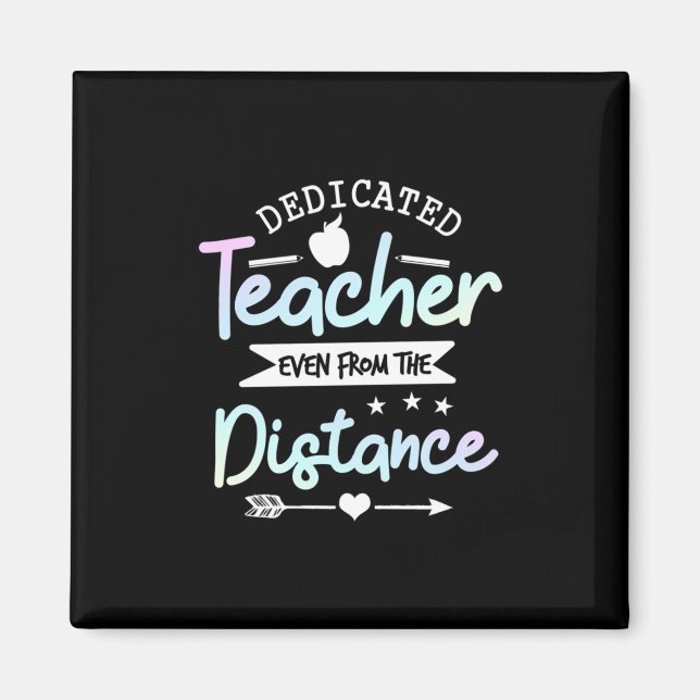 Gifts Teacher | Avstånd specialutbildad lärare Magnet (Framsidan)