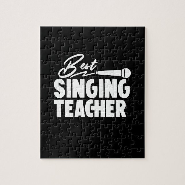 Gifts Teacher | Best Singing Teacher Pussel (Vertikal)