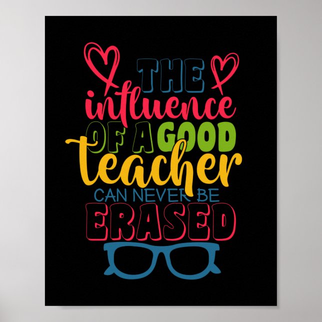 Gifts Teacher | En Bra Lärares inflytande Poster (Framsidan)