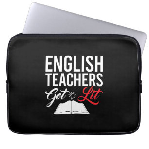 Gifts Teacher Engelska lärare får lära Laptop Fodral