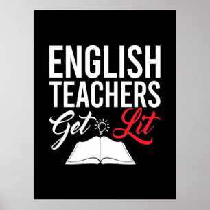Gifts Teacher   Engelska lärare får lära Poster