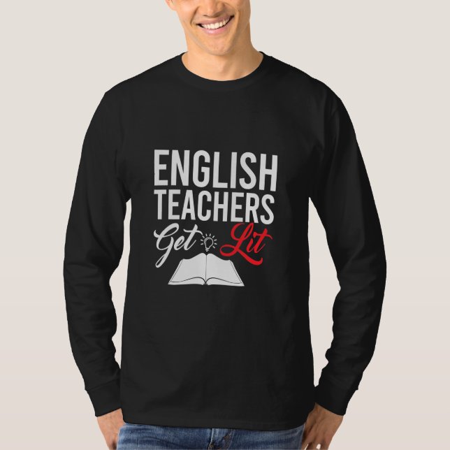 Gifts Teacher | Engelska lärare får lära T Shirt (Framsida)