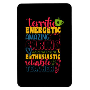 Gifts Teacher Fantastisk Caring Teacher Magnet