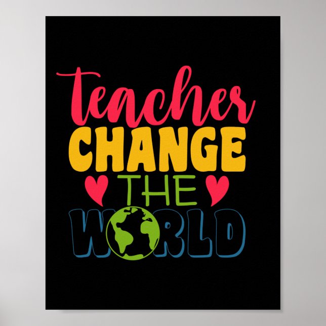 Gifts Teacher | Lärarbyte i världen Poster (Framsidan)