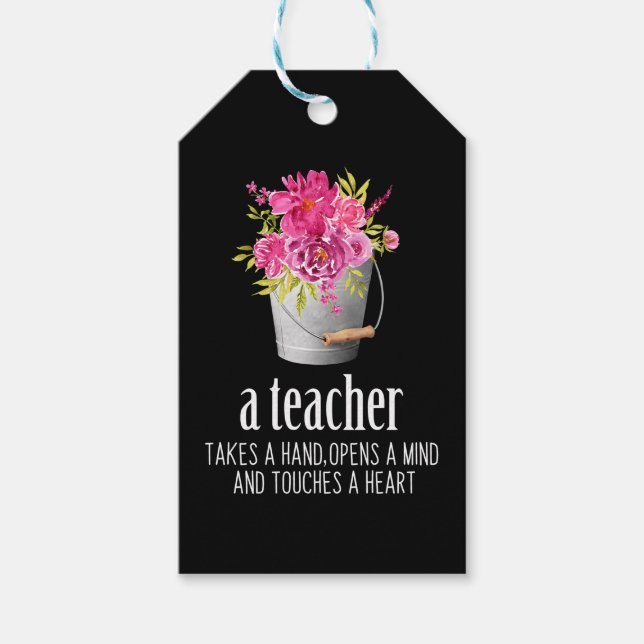 Gifts Teacher | Lärare tar hand om sig Presentetikett (Framsidan)