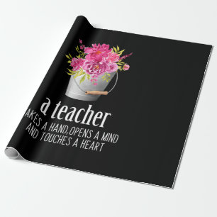 Gifts Teacher Lärare tar hand om sig Presentpapper