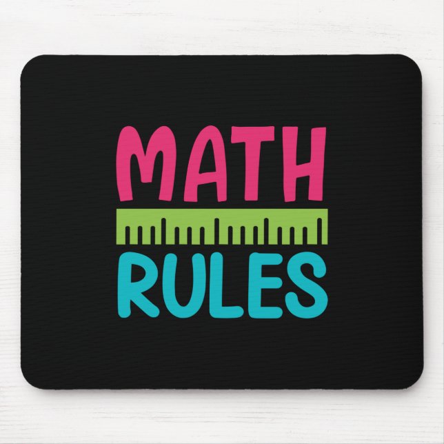 Gifts Teacher | Math Regler Musmatta (Framsidan)