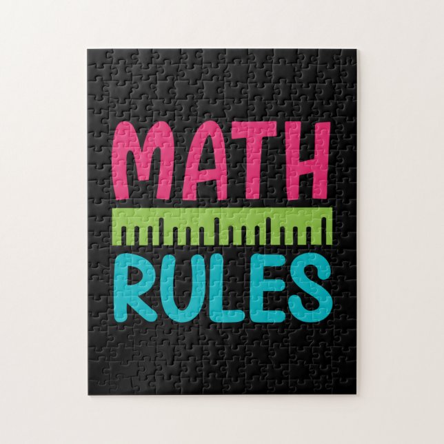 Gifts Teacher | Math Regler Pussel (Vertikal)