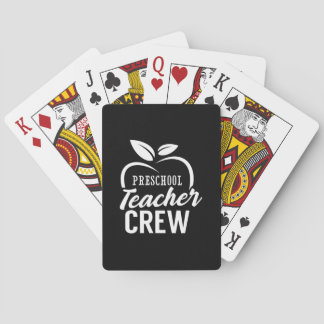 Gifts Teacher | Preschool Teacher Crew Casinokort