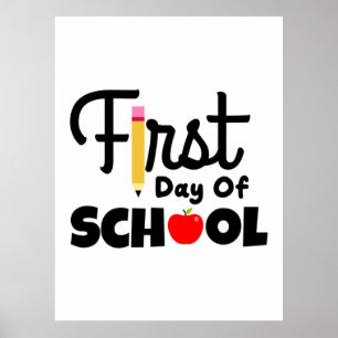 Gifts Teacher   Skolans första dag Poster