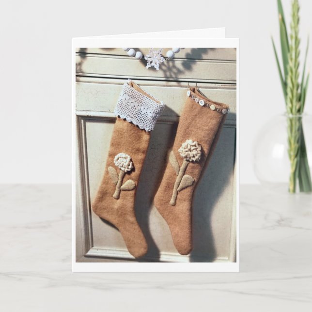 GIFTSINSATSERNA ÄR AVBRYTADE/TRÄD ÄR TRIMMED GOD J KORT (Framsida)