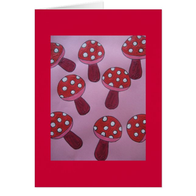 Giftsvamp Hälsningskort (Framsidan)