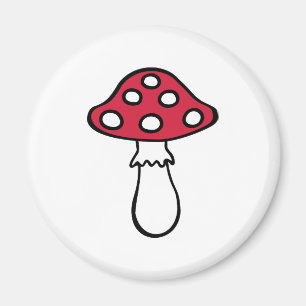 Giftsvampflugsvamp Magnet
