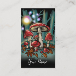 Giftsvampmushrooms~visitkortar Visitkort