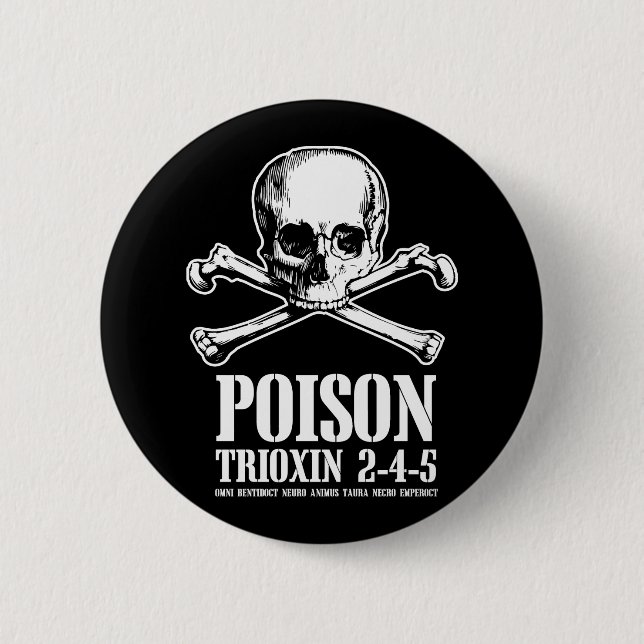 GiftZombieTrioxin 3-4-5 gryning av deadna Knapp (Framsida)