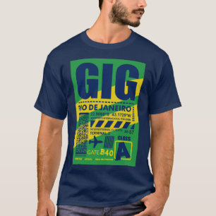 GIG Rio de Janeiro Airport T Shirt