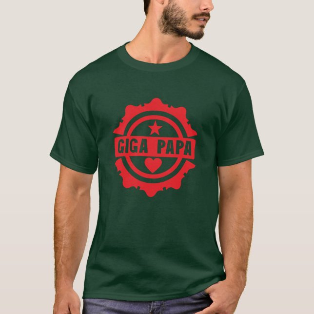 giga papa logo coeur 1 t shirt (Framsida)