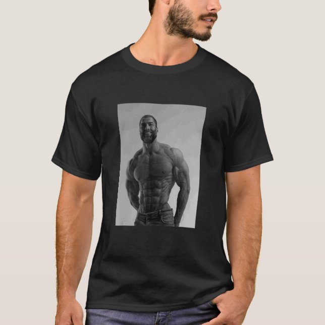 Gigachad Average Sigma Male Grindset Meme 1 T Shirt (Framsida)