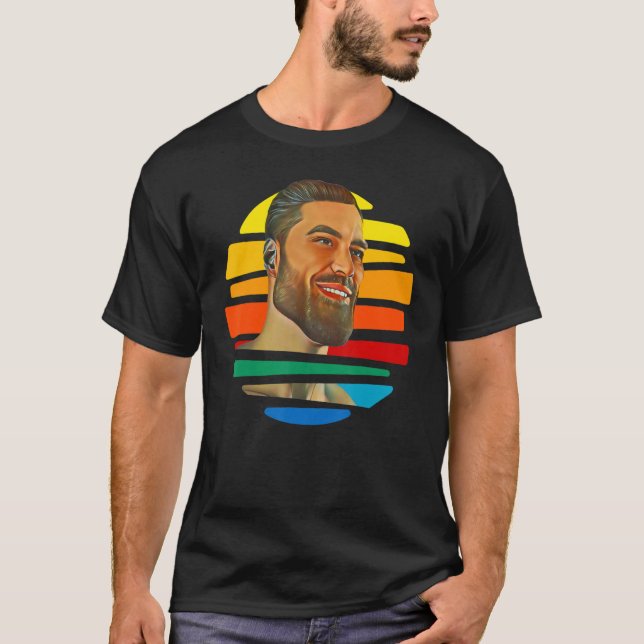 Gigachad Meme Giga Chad Alpha Male Sigma Male Meme T Shirt (Framsida)