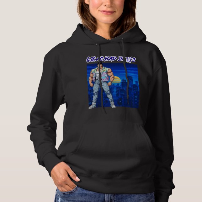 GIGACHAD UNDER 80-TALET T SHIRT (Framsida)