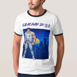 GIGACHAD UNDER 80-TALET T SHIRT