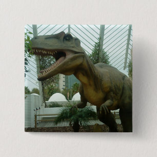 Giganotosaurus Dinosaur Button Knapp
