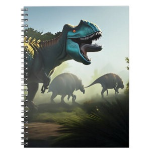 Giganotosaurus Dinosaurier som strövar omkring, an Anteckningsbok