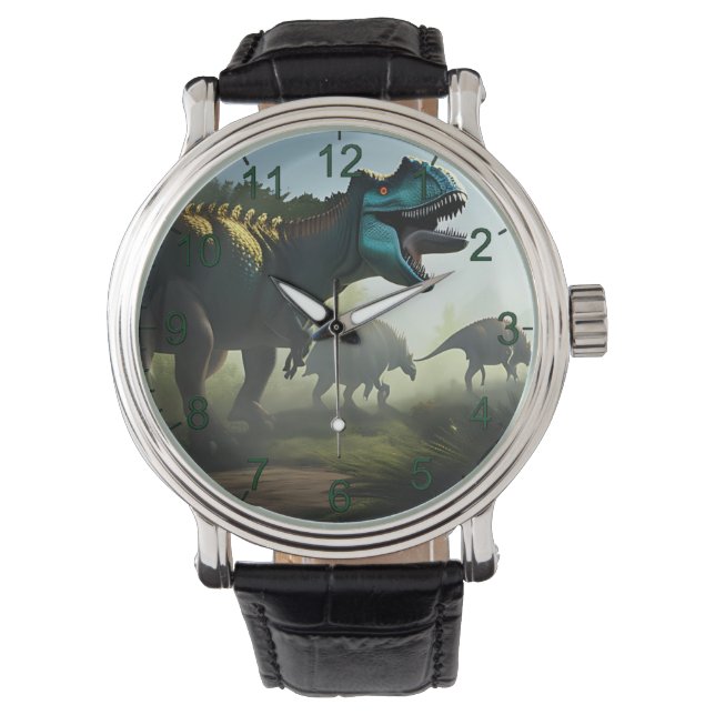 Giganotosaurus Dinosaurs Prowling, Manar Watch Armbandsur (Framsida)
