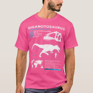Giganotosaurus Fact Lakan Giganotosaurus Dinosaur T Shirt