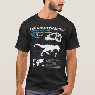 Giganotosaurus Fact Lakan T-Shirt