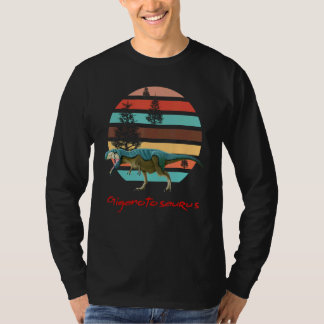 Giganotosaurus Retro rex prehistoric dinosaur Fath T Shirt