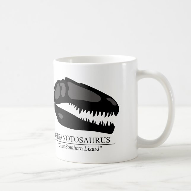 Giganotosaurus Skull Kaffemugg (Höger)