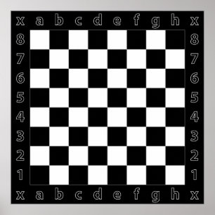 gigantesque schess bord poster