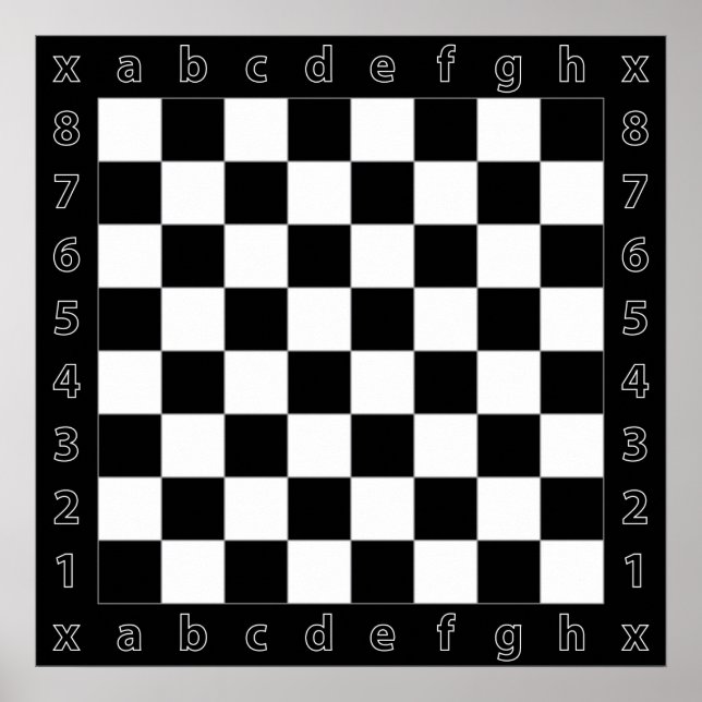 gigantesque schess bord poster (Framsidan)