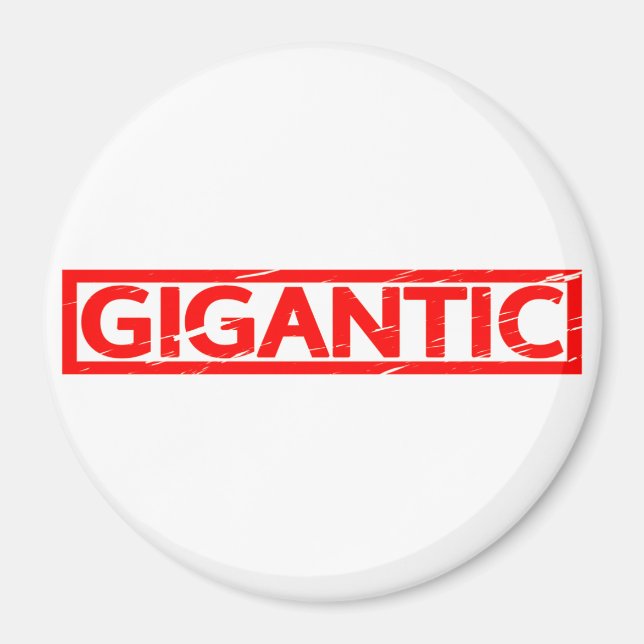 Gigantic Frimärke Magnet (Framsidan)