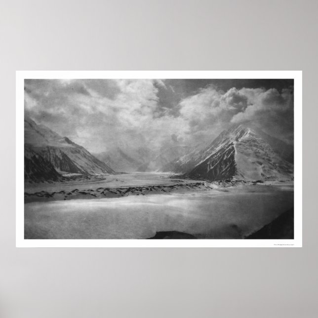 Gigantic Glacier Alaska 1912 Poster (Framsidan)