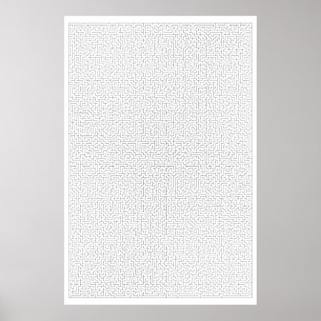 Gigantic Maze Poster (Framsidan)