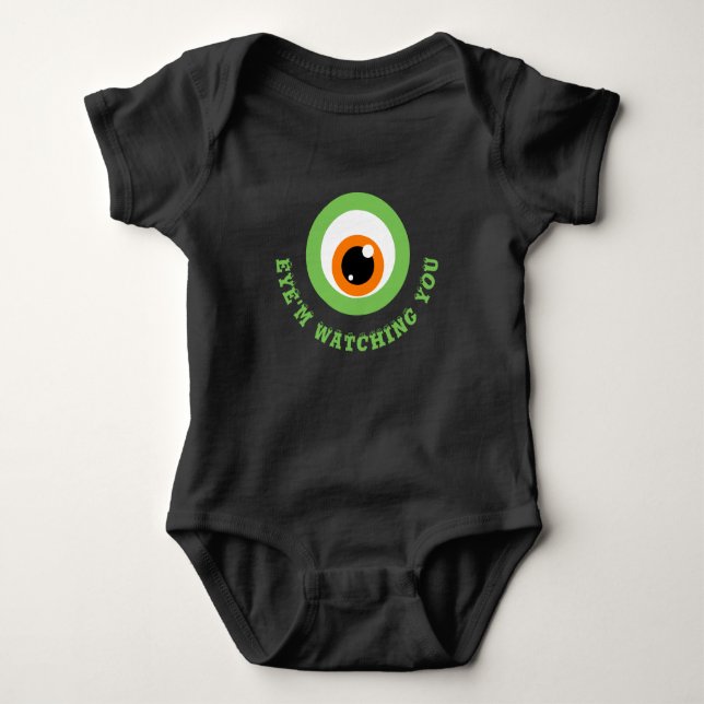 Gigantisk Bodysuit för ögavitsbaby T Shirt (Framsida)