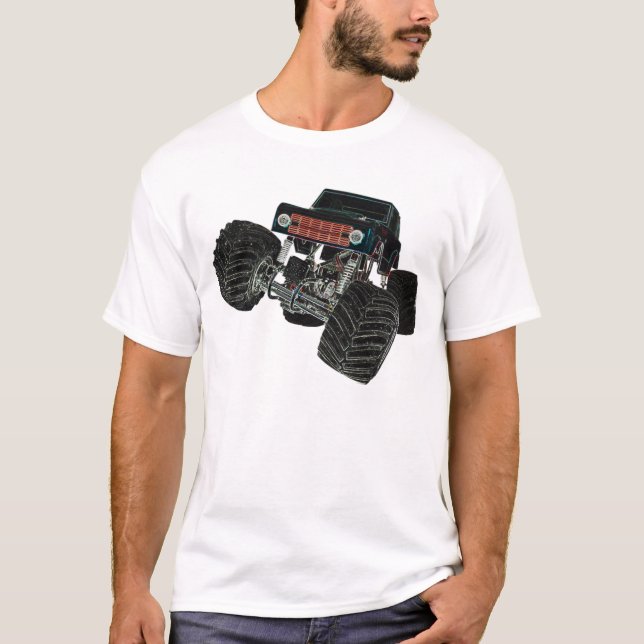 Gigantisk crawlsimmare tee shirt (Framsida)