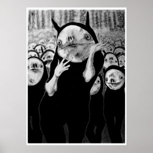 Gigantisk dansaffisch poster