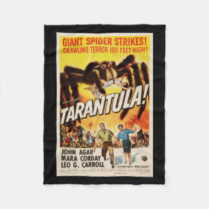 Gigantisk filmfilt för tarantel fleecefilt