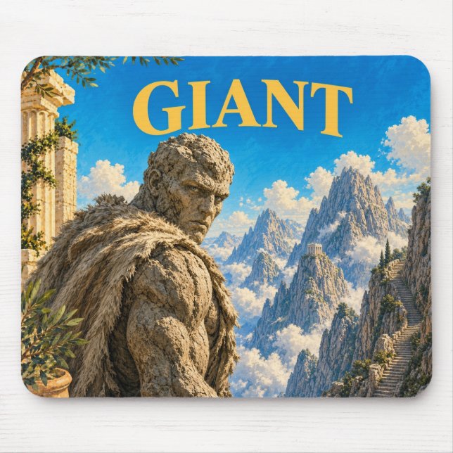 Gigantisk, gotisk fantasimonster musmatta (Framsidan)