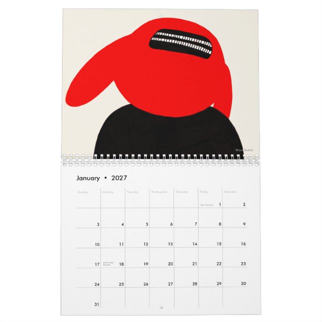 Gigantisk kalender för 2011 av Motomichi Nakamura (Jan 2027)