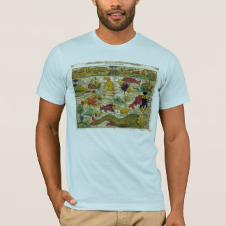 Gigantisk kartaT-tröja för hav T-shirt