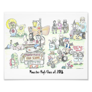 Gigantisk kick fototryck